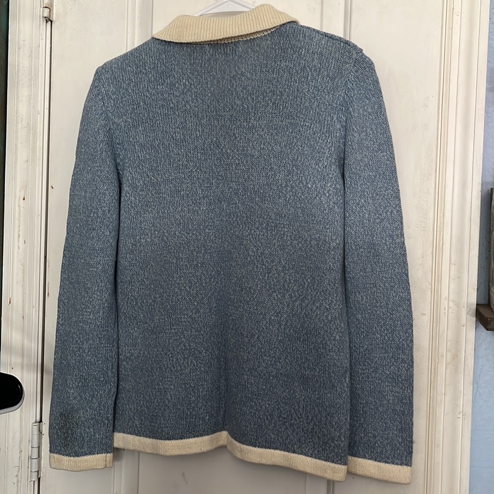 White Stag blue Christmas sweater, size Small. NWT - Picture 3 of 3